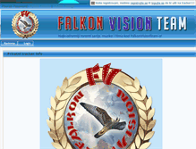 Tablet Screenshot of falkonvision-team.com